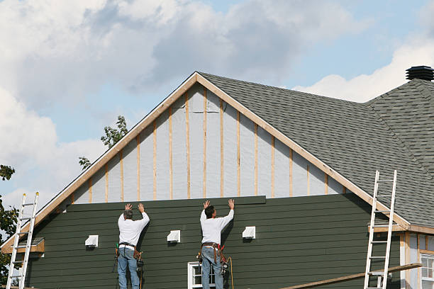 Professional Siding technician working in Atlantic, PA